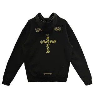 Chrome Hearts Hong Kong Limited Scroll Logo Hoodie クロムハーツ 香港限定 スクロールロゴ パーカー ブラック（Chrome Hearts 393?）