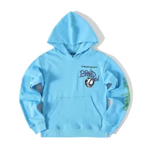 Chrome Hearts x Matty Boy Brain New Hoodie Light Blue クロムハーツ x マッティボーイ パーカー ライトブルー（Chrome Hearts 389）
