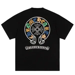 Chrome Hearts Multi Color Horseshoe Tee Black クロムハーツ マルチカラー ホースシュー Tシャツ ブラック（Chrome Hearts 496）