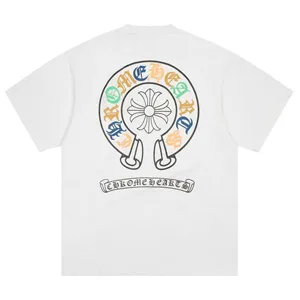 Chrome Hearts Multi Color Horseshoe Tee White クロムハーツ マルチカラー ホースシュー Tシャツ ホワイト（Chrome Hearts 497）