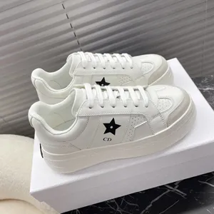 ディオール Dior Star プラットフォームスニーカー カーフスキン ホワイト（KCK413CLD_S19W）