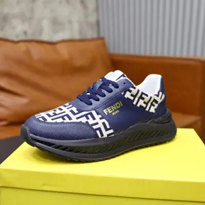 フェンディ カジュアルスニーカー シューズ ブルー スポーツ ランニングシューズ（FENDI 27）