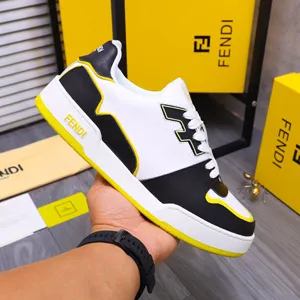 フェンディ マッチスニーカー シリーズ ブラック＆ホワイトスニーカー（FENDI 88）