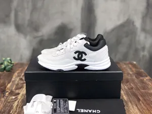 CHANEL シャネル22SS ホワイトメッシュ カジュアルスニーカー (G38299 Y55720 K3846)
