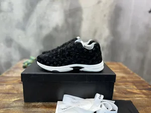 CHANEL シャネル 22A ニューパンダカラーウェイ ブラックプリント カジュアルスニーカー (G39230)