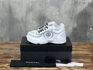 CHANEL シャネル 2024年春夏 ホワイト メッシュ ローカット カジュアル スニーカー (G30358)