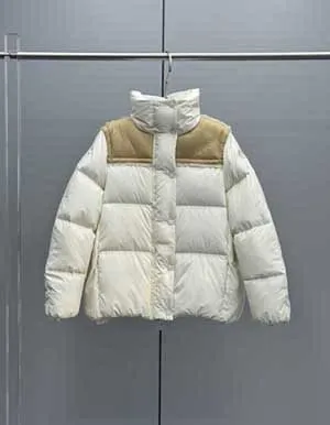 モンクレール ジョッティ オフホワイト レディース クロップド ダウンジャケット (I20931A0020753862034)