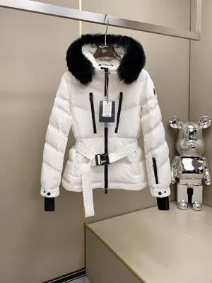 モンクレール ヴェルニ 秋冬 スキーコレクション レディース ホワイト ダウン スキージャケット (J20981A00061539YL999)