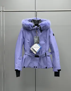 モンクレール ラプランス GORE-TEX スキーコレクション ラベンダー レディース フーデッド スキージャケット (K20981A00024597MO)