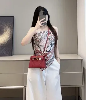 ルイヴィトン「プラスドゥラサマーガーデン 90」ローズピンク シルクスカーフ 90×90cm（M96328）