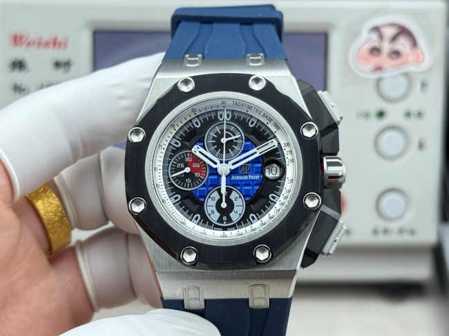 LS Factory製 オーデマピゲスーパーコピー ロイヤルオーク オフショア マイケル?シューマッハ エディション クロノグラフ 26568PM.OO.A021CA.01 新作アップグレード版