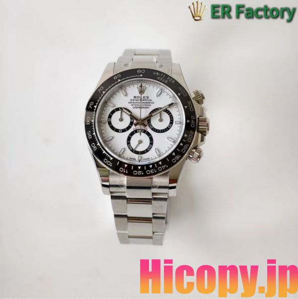 【ERファクトリー 最高峰モデル】ロレックススーパーコピー コスモグラフ デイトナ “ホワイトパンダ” 116500LN（904Lスチール製 Cal.4131キャリバー搭載）