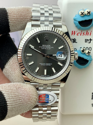 【SC FACTORY】ロレックススーパーコピー オイスターパーペチュアル デイトジャスト 41mm “ブラック文字盤” Cal.3235搭載モデル m126334-0001