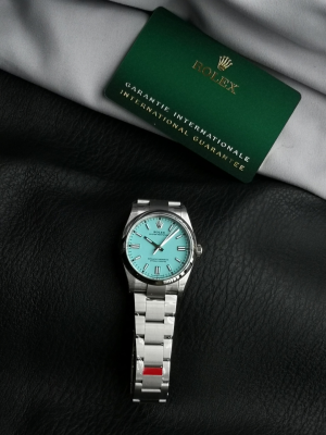 【VS Factory】ロレックス オイスターパーペチュアル 36mm m126000-0006“ターコイズブルーダイヤル（ティファニーブルー）” Cal.3230搭載モデル