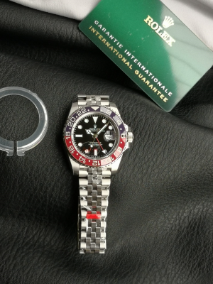 【VS Factory V3】ロレックス GMTマスターII 40mm m126710BLRO-0001“コカ?コーラベゼル?ジュビリーブレスレット” 最強ダンドンCal.3285搭載モデル