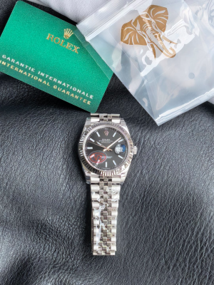 【VS Factory V2】ロレックス デイトジャスト 41mm “ブラックダイヤル?ジュビリーブレス” Cal.3235搭載モデル m126334-0018