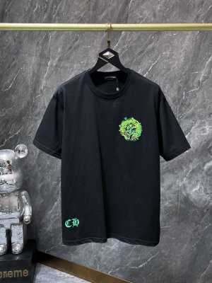 Chrome Hearts (クロムハーツ) 2026SS 新作 半袖Tシャツ カラフル ホースシュー 刺繍