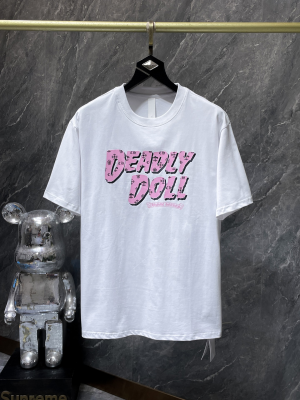 Chrome Hearts (クロムハーツ) 2025SS デッドリードール (DEADLY DOLL) コミックガール プレミアムTシャツ（ホワイト）