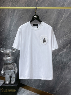 Chrome Hearts (クロムハーツ) 2025SS 新作 春夏 ヘビーウェイト 刺繍ロゴTシャツ