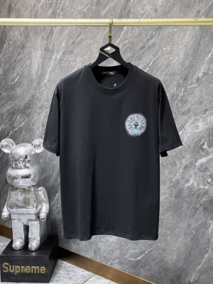 Chrome Hearts (クロムハーツ) 2025SS 新作 春夏 ハイエンド クロス グラデーション Tシャツ