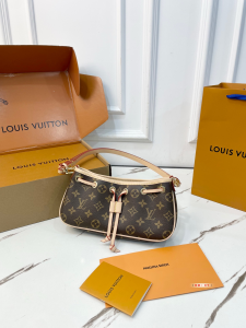 Louis Vuitton ノエ BB モノグラム?キャンバス 巾着バッグ レディース メンズ ユニセックス ルイヴィトン ナノ フリヴォール 定番 人気 M81274