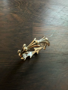 クロムハーツ (Chrome Hearts) クロステイル リング（魚骨リング）