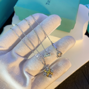 ティファニー ジャン?シュルンベルジェ Lynn ネックレス プラチナ＆18Kゴールド ダイヤモンド（プラチナ?イエローゴールド選択可）