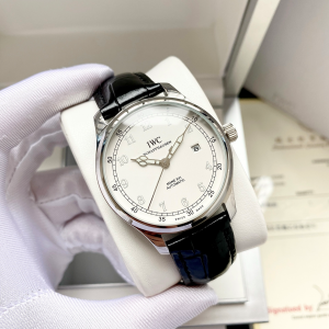 IWC クラシック?ドレスウォッチ 自動巻き 3針デイト - シルバー文字盤 / ブレゲ針＆アウトライン?アラビア数字