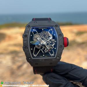 NEW Factory リシャールミル RM35-01 ラファエル?ナダル エディション：NTPTカーボンケース×ブラックキャンバスストラップ×RMUL3一体型デュアルバレルムーブメント