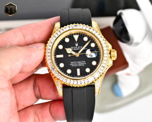 ロレックス ヨットマスター 40 Ref.126655：イエローゴールド×ブラックダイヤル×ダイヤモンドベゼル｜究極のラグジュアリースポーツウォッチ