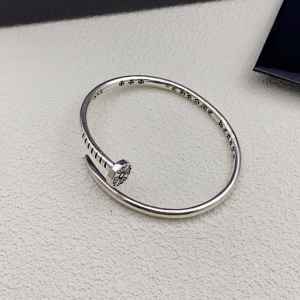 Chrome Hearts (クロムハーツ) 925 スターリングシルバー オープン バングル ブレスレット