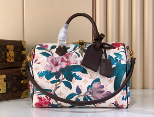 ルイ?ヴィトン Louis Vuitton Speedy 30 Soft M29066 モノグラムエデン フラワープリント 2WAY ハンドバッグ