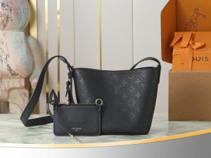 ルイ?ヴィトン Louis Vuitton All In BB M3A156 モノグラムインク ブラックシルクプリント バケットバッグ