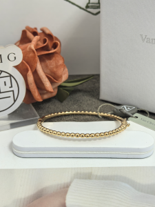 【Van Cleef & Arpels】ヴァンクリーフ＆アーペル Perlée（ペルレ） ラウンドビーズ バングル ローズゴールド 升级款（アップグレード版）